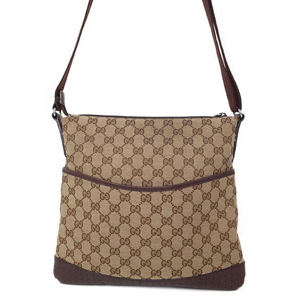 Gucci Handbags - Gucci GG Canvas Shoulder Bag